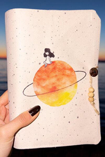 Patladı Gitti Book Cover and Metal Bookmark - Saturnian Girl