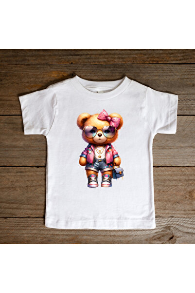 matelio Teddy Fashion Icon Kids T-Shirt - Style and Attitude