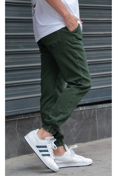 Osyday Men's Jogger Pants | Waist and Legs Elastic, Lace-Up, Stretchy Fabric, New Season