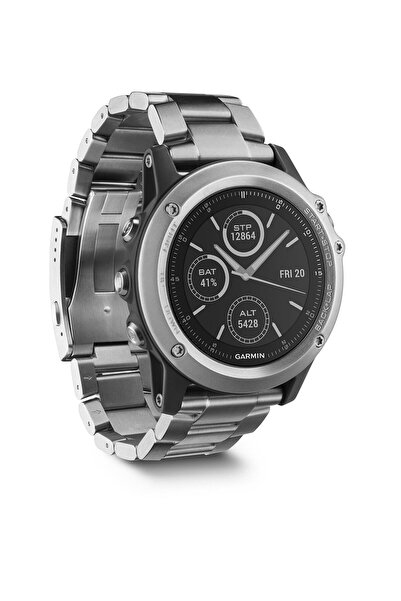Garmin 010-01338-85 Fenix 3 Sapphire - Titanyum - SEA El GPS'i
