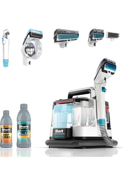 Shark T Taşınabilir Halı ve Koltuk Temizleme Makinesi KOMPLE SET + Ayakkabılı...