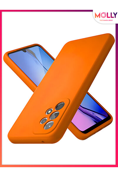 Molly حافظة سيليكون مخملية غير لامعة من الداخل لهاتف سامسونج جالاكسي A33