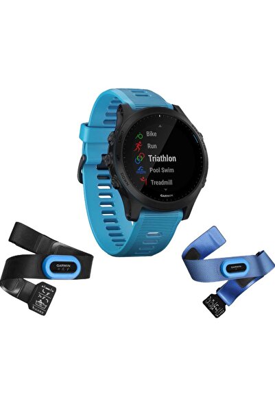 Garmin Forerunner 945 Paketi, Premium GPS Koşu/Müzikli Triatlon Akıllı Saat, ...