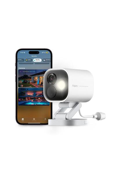 Aqara 4MP Kamera Hub G5 Pro PoE, Gerçek Renkli Gece Görüşlü Güvenlik Kamerası...