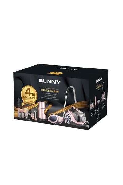 Sunny 4'lü Rose Gold Çeyiz Seti