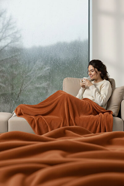 Senpai Evoria Wellsoft Plush Double Tv Blanket 200X220Cm |   Tile