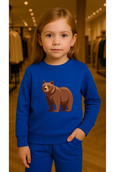 playwear Set pentru copii Hanorac cu imprimeu BEAR pentru fete și băieți, cu ...