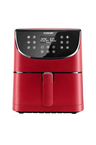 Genel Markalar Premium XXL 5.8-Quart ( 5.5 Litre ) - 1700W Dokunmatik Panelli Yağsız AirFryer Fritöz - Kırmı