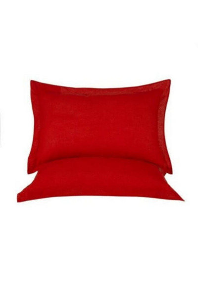 Alpateks Home غطاء وسادة من الساتان القطني 100% مع فولان، قطعتان