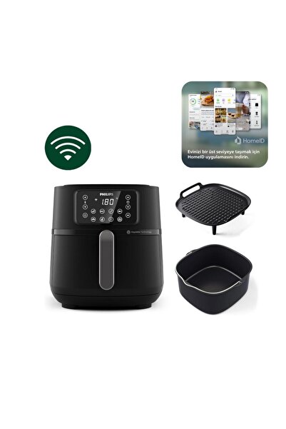 Philips Ultra Premium Connected 7.2 L Wi-Fi Bağlantı Pişirme Tepsisi ve Izgar...