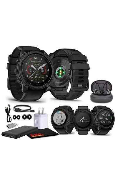 Garmin Tactix 8 51mm Solar Şarjlı Ekranlı Akıllı Saat, Dahili El Feneri, 48 Gün Pil Ömrü, Premium Ta