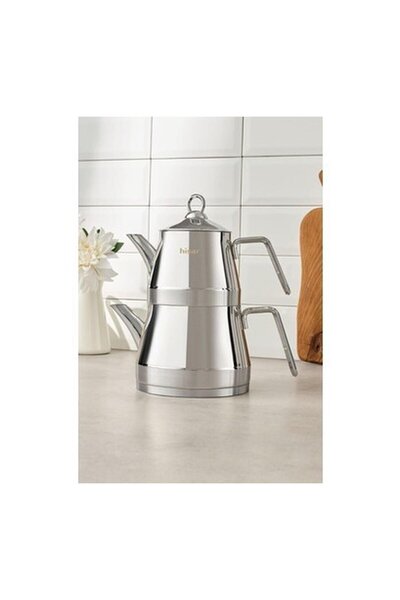 STOREMAX Orlando Çaydanlık Takımı - Paslanmaz Çelik Çaydanlık