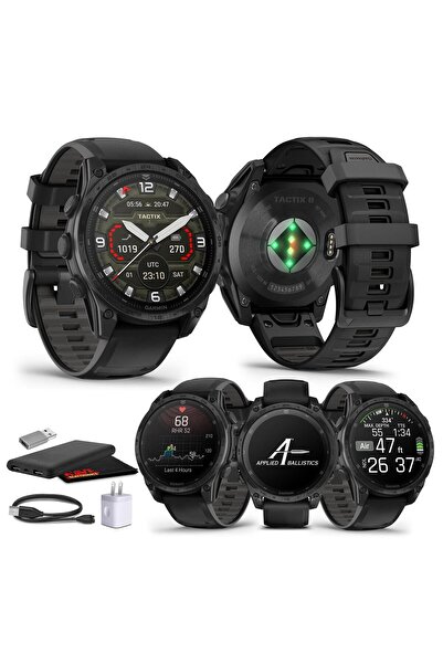 Garmin Tactix 8 47mm AMOLED Ekranlı Akıllı Saat, Dahili El Feneri, 16 Günlük ...