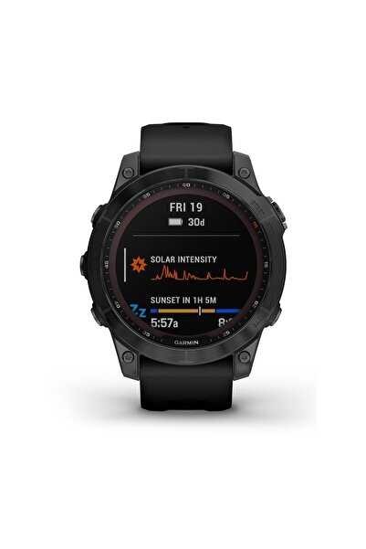 Garmin 010-02540-34 Fenix 7 Sapphire Solar, Macera akıllı saati, Solar Şarj Ö...