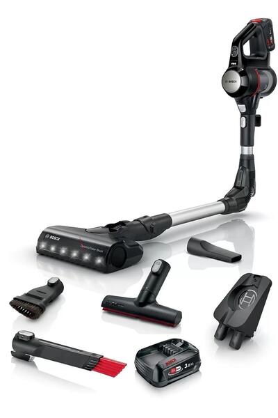 Bosch Unlimited 7 Çift Bataryalı 3 Modlu 10 Yıl Motor Garantili Şarjlı Dikey Süpürge