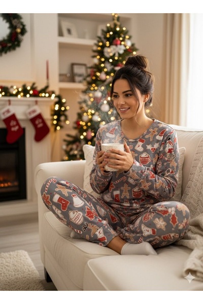 Silona Homewear Christmas Yılbaşı Özel 2 Pijama Takımı