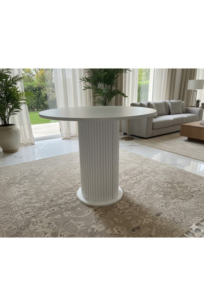 diğerr1 El Yapımı Modern-Bohem Şıklığı: MDF Yuvarlak Masa