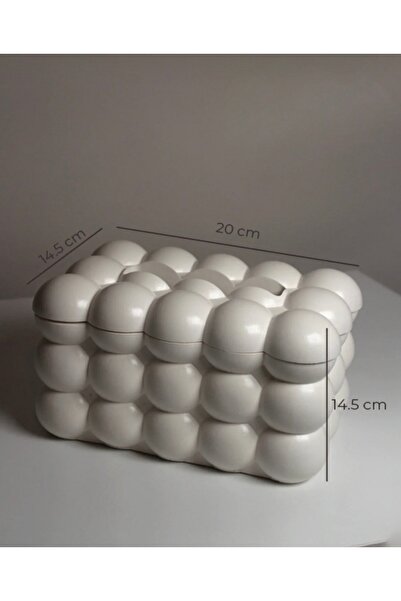 By Şirin Candle Bubble Dekoratif Peçetelik 20/14 cm