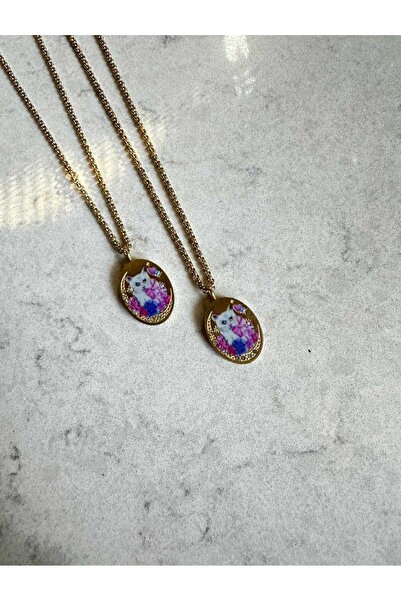 Bubbleatelier Steel Fancy Cat Necklace 316.L