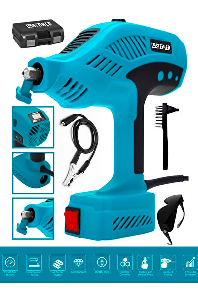 STEİNER Profesyonel M-300 Amper Çift Kartli Çift Soğutma El Tipi Invertör Elektrikli Kaynak Makinesi