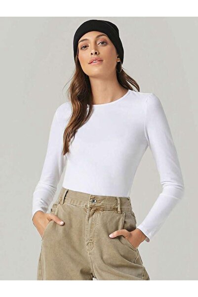 Butik Γυναικείο μαύρο κορμάκι με μακρυμάνικο λαιμόκοψη Lycra