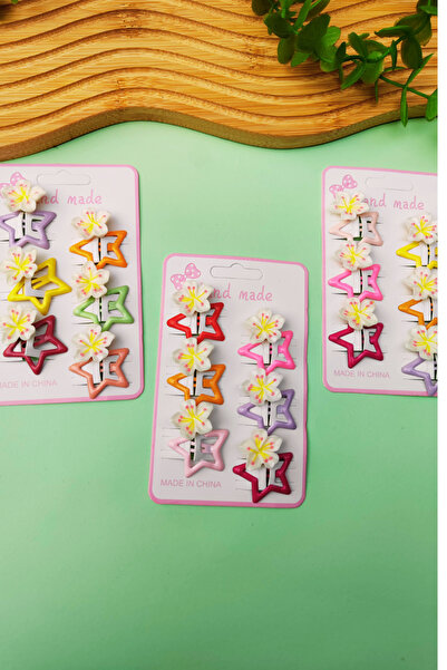 Nisankids 6-Piece Flower Figured Star Buckle