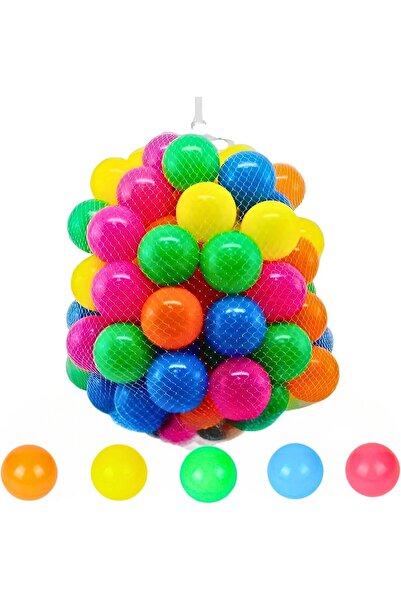 VİO 50 قطعة من كرات المحيط البلاستيكية الناعمة الملونة مقاس 6 سم للأطفال