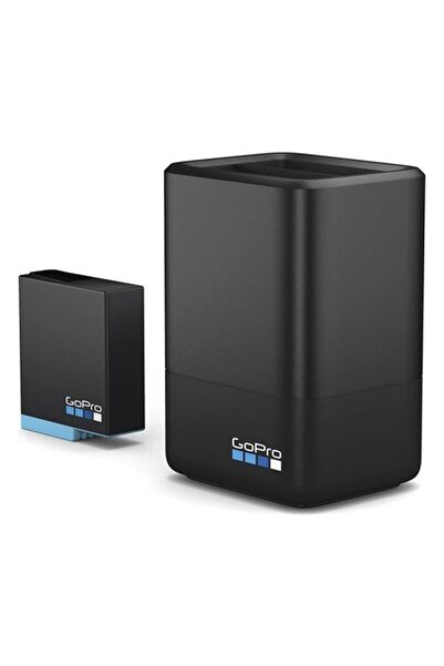 GoPro Dual Lithium-Ion Battery Charger With 1 x Battery For Hero8/7/6 Black