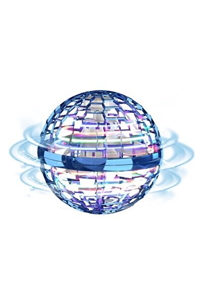 FLYNOVA Uçan Top Oyuncak, Bumerang El Kontrollü Mini Drone - Mavi