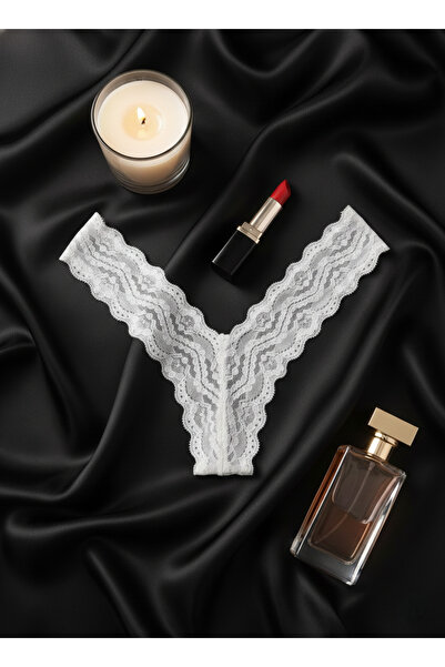 Estilo Lingerie Γυναικείο εσώρουχο με δαντέλα με λεπτομέρειες Χριστουγεννιάτικο δώρο