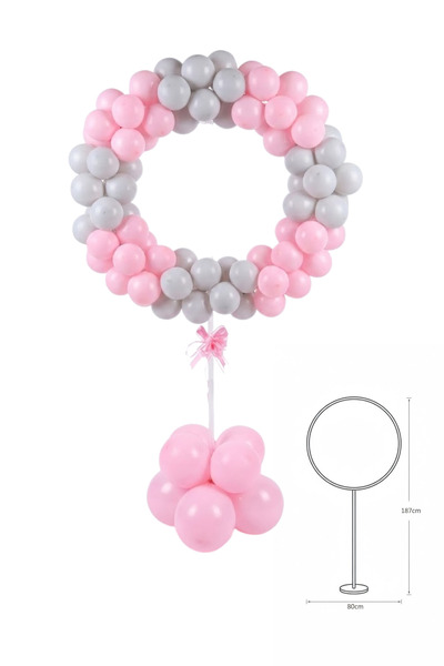 Madanoglunda Ayaklı Çember Dekor Balon Standı