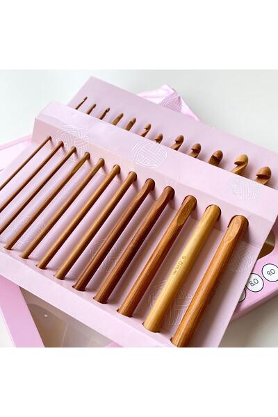 NT Bambu Örgü Tığ Seti | 12 Adet Tığ