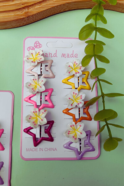 Nisankids 6-Piece Flower Figured Star Buckle