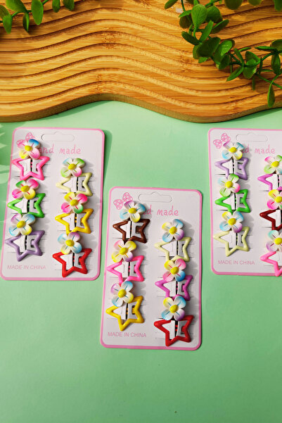 Nisankids 6-Piece Flower Figured Star Buckle