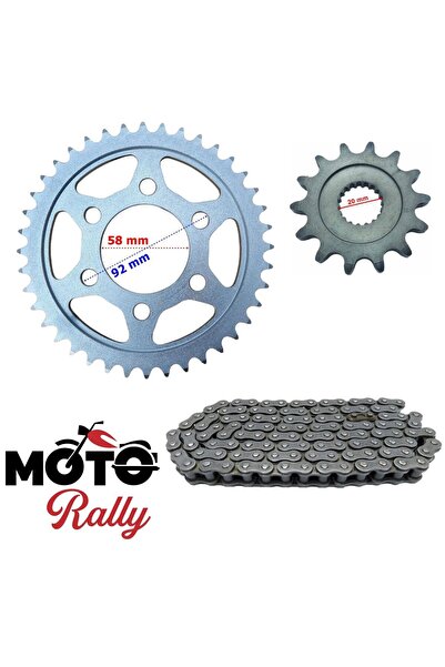 MR MotoRally Benelli 125 S Zincir Dişli Seti Oringsiz Zincir 2893