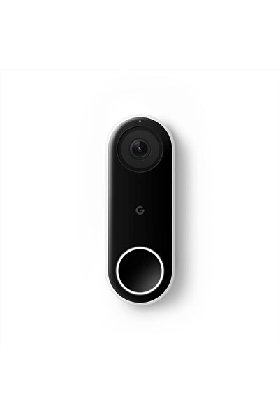 Google Nest Kapı Zili (Kablolu) - Eski Adıyla Nest Hello - 7/24 Akışlı Görünt...