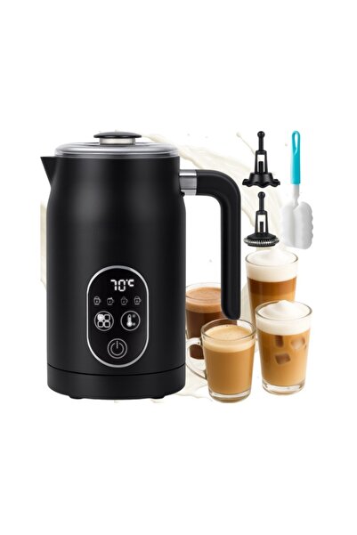 KESNUP Spumator de lapte rece/cald cu afișaj LED, spumare 140 ml, încălzire 2...