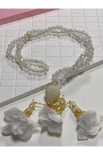 Hac AVM Розарій з 99 намистин у формі кришталевої троянди | Подарунки Мауліда