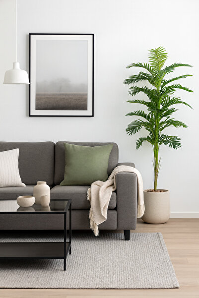 SADANHOME Palm tree, 1 branch, plastic pot - 155 cm