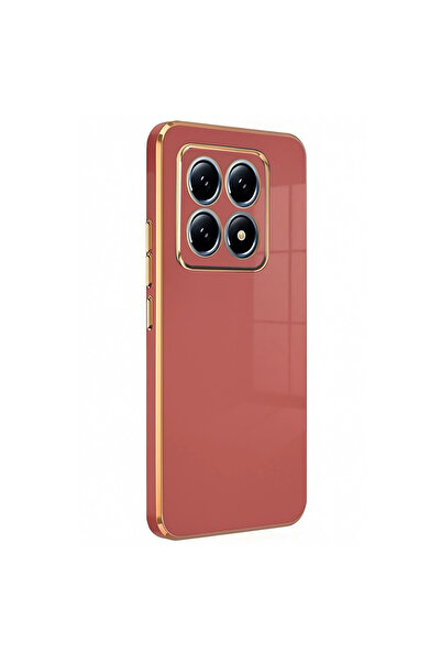 Twin Store غطاء حماية سيليكون لهاتف مي 14 تي - أحمر