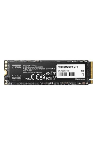 KLEVV Cras C715 1tb Okuma 3200MB – Yazma 2000MB M.2 SSD (K01TBM2SP0-C7T)