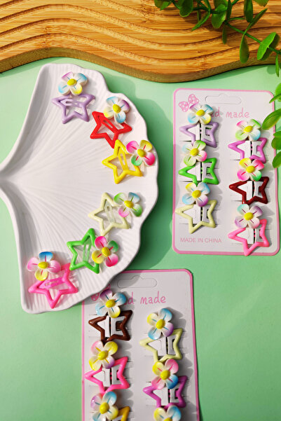 Nisankids 6-Piece Flower Figured Star Buckle