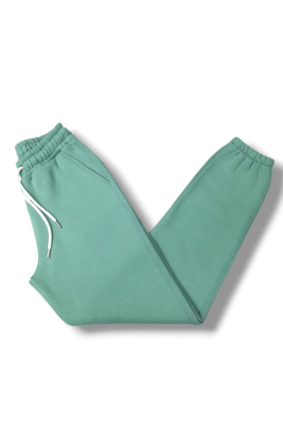 MASSMODA Sweatpants Thick Winter Raised Combed Cotton Elastic Leg Pajamas Men / Women Unisex