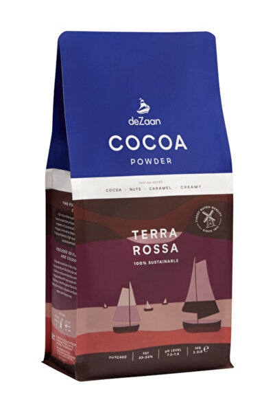 DeZaan Cacao Pudra Alcalinizata 22-24% Terra Rossa, 1 Kg