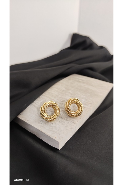 Desire Gold Renkli Sarmal Küpe