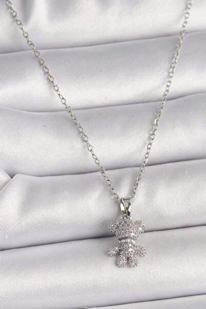 cleovibe قلادة فضية بتفاصيل من اللؤلؤ والزركون – حافة نظيفة (2)