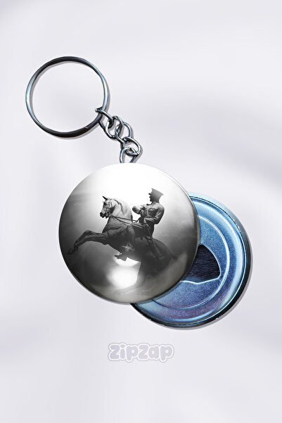 ZipZap سلسلة مفاتيح على شكل زخرفة حقيبة أتاتورك (قطعة واحدة)