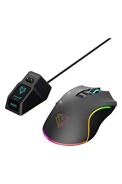 VERTUX Mustang - Oyuncu Mouse Gamecharged™ Kablosuz Şarj Istasyonlu 10.000 Dp...