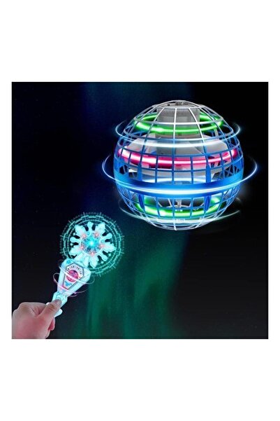 Tikduck Uçan Küre Topu ve Sihirli Değnek - Mavi-Gümüş