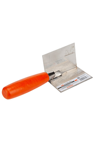 Evotools Mistrie din oțel inoxidabil pentru colț interior - Lungime 120 mm Lă...